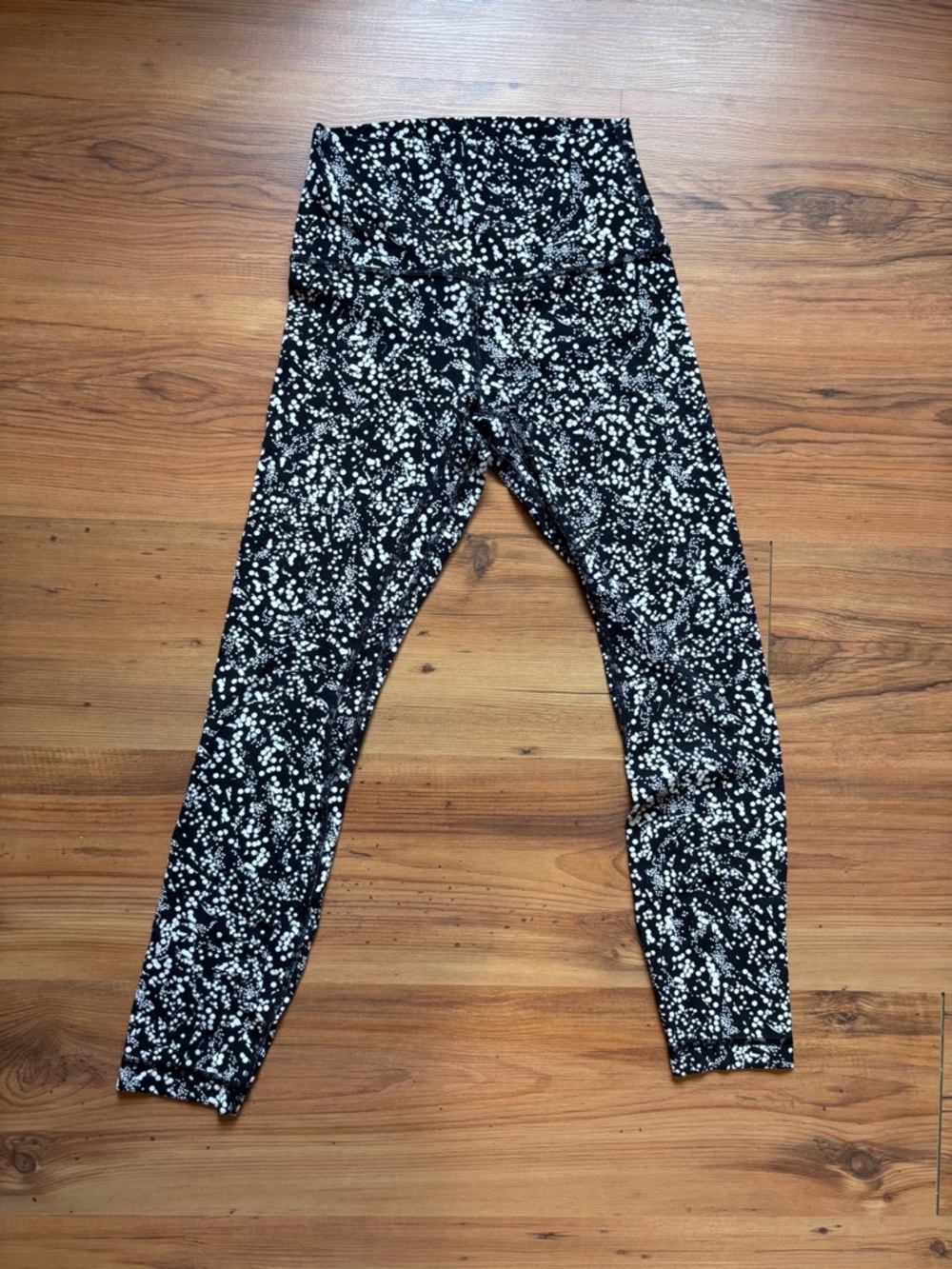 lululemon Align Black and White High-Rise Leggings